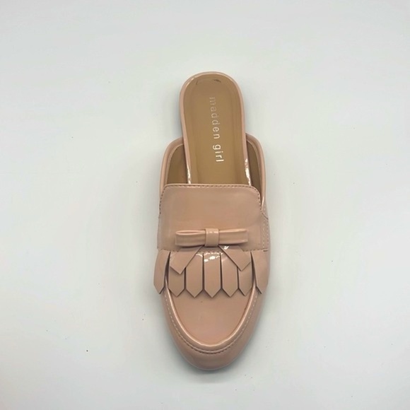 Madden Girl - Qwen Soft Pink Patent Leather Slide On Loafer Size 7.5 - Picture 10 of 15